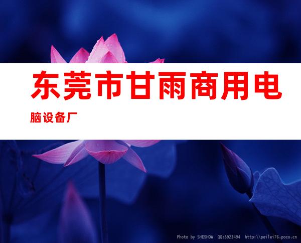 东莞市甘雨商用电脑设备厂