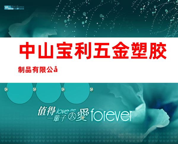 中山宝利五金塑胶制品有限公司