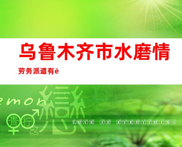 乌鲁木齐市水磨情劳务派遣有限责任公司