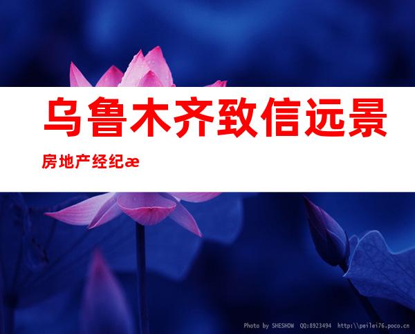 乌鲁木齐致信远景房地产经纪有限公司