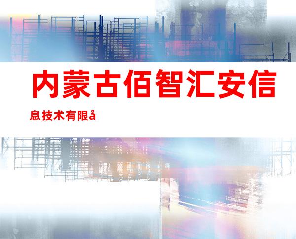 内蒙古佰智汇安信息技术有限公司