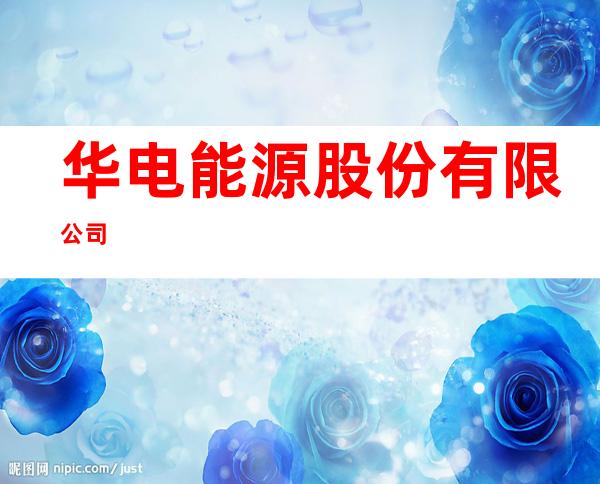 华电能源股份有限公司