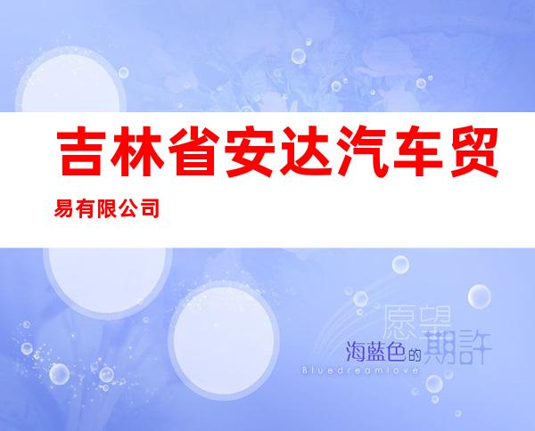 吉林省安达汽车贸易有限公司