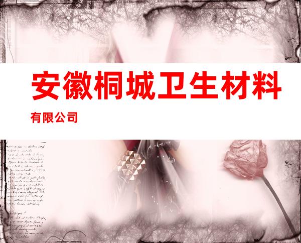 安徽桐城卫生材料有限公司