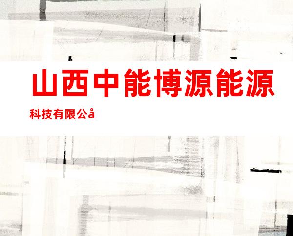 山西中能博源能源科技有限公司
