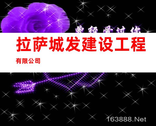拉萨城发建设工程有限公司