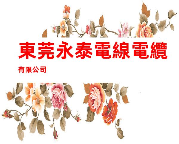 東莞永泰電線電纜有限公司