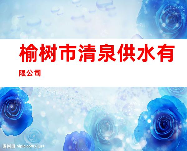 榆树市清泉供水有限公司