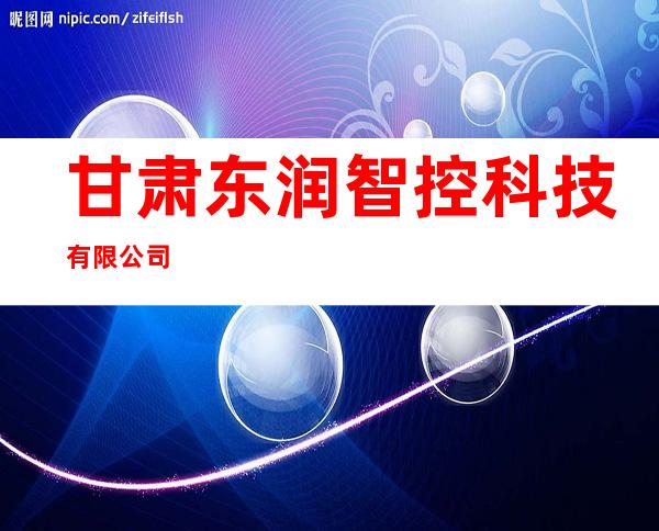 甘肃东润智控科技有限公司