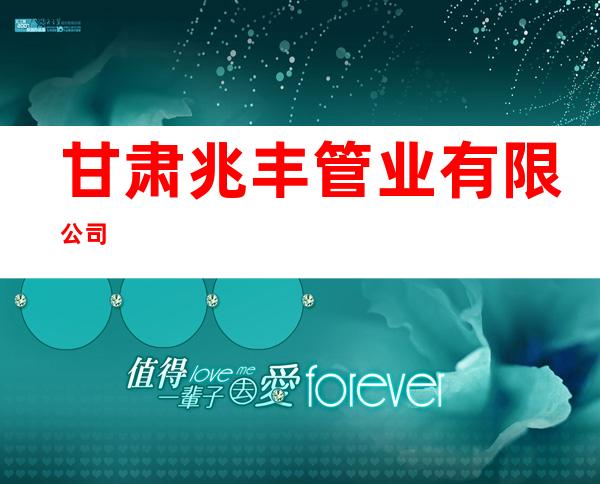 甘肃兆丰管业有限公司
