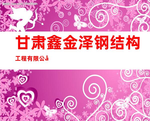 甘肃鑫金泽钢结构工程有限公司