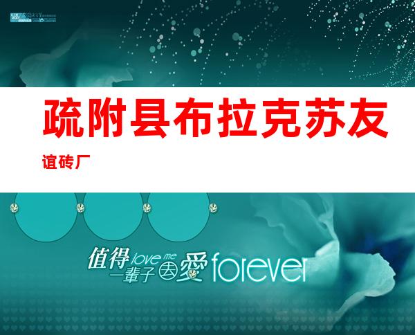 疏附县布拉克苏友谊砖厂