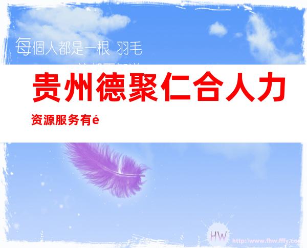 贵州德聚仁合人力资源服务有限公司