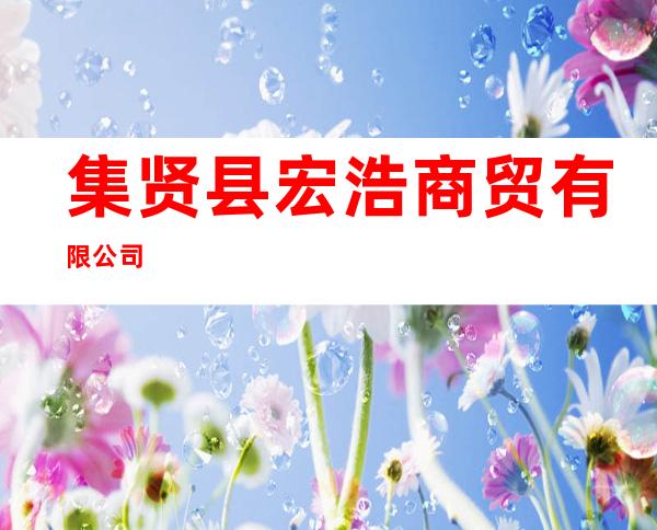 集贤县宏浩商贸有限公司