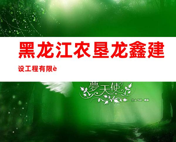 黑龙江农垦龙鑫建设工程有限责任公司