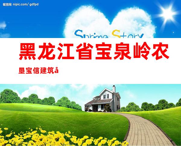 黑龙江省宝泉岭农垦宝信建筑工程有限公司